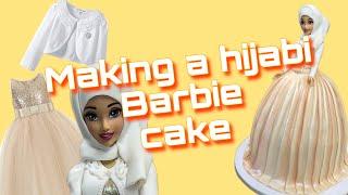 Making a hijabi Barbie cake for a hijabi princess