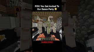 Minecraft Dancing Golem Moment  #minecraft #meme