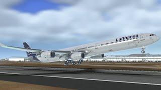 Lufthansa A340-600 | Paris - Frankfurt | Full Flight | RFS - Real Flight Simulator