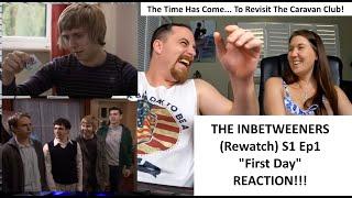 Americans React | THE INBETWEENERS REWATCH | First Day Season 1 Episode 1 | REACTION