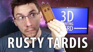 Letting a 3D Printed Doctor Who TARDIS Rust