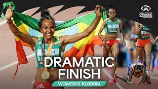 Ethiopian sweep in the women's 10,000m  | World Athletics Championships Budapest 23