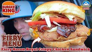 Burger King® Fiery Bacon Royal Crispy Chicken Sandwich Review! |️ | A Fail? | theendorsement