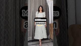 MIDI Dresses from Amazon| Amazon Haul #shortsyoutube #shortvideo #shorts