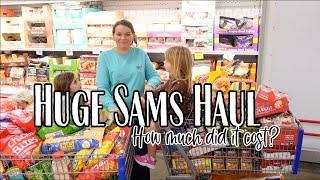 HUGE Sams haul for our family of 12 || How much did it cost? Upstate SC prices