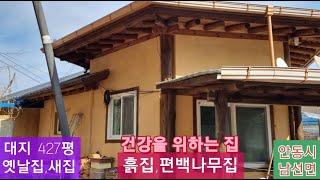 흙집 편백나무집 (165) 2억원 대지 1,412m² 건물 84.51m²  황토벽돌 편백나무집(실내) 경북 안동시 남선면 도로리 시골흙집 매매 010-4949-0049 안동역부동산