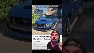 $100k for a Mustang Darkhorse? #mustang #darkhorse #mustangs #ytshorts #youtubeshorts