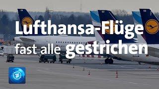 Lufthansa streicht wegen Corona-Pandemie fast alle Flüge