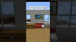 Minecraft builds(*Super Easy*)Bed|Zapster #shorts