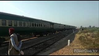 Pakistan Railways Khushal khan Khattak Express With HBU20 8035 arrival madeji Railway station