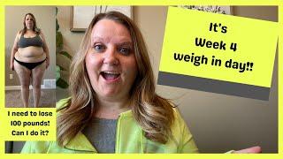 STARTING A WEIGHT LOSS JOURNEY 2021 | Week 4 weigh in day | 2021 weight loss vlog