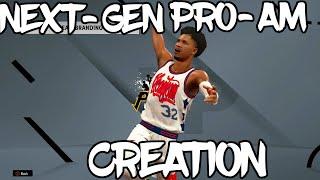 NBA 2K21 NEXT GEN PRO AM CREATION!!!!!!!