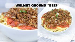 Walnut Ground "Meat" | Vegan Ground Crumbles Pretty Brown Vegan