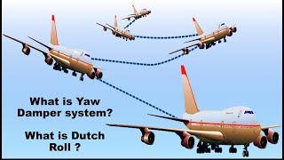 Yaw Damper Lesson 3// Dutch roll // What is yaw Damper ?// How Do Yaw Dampers Work?