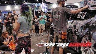 Wrapsesh Wrap Game Takeover at SEMA 2018!