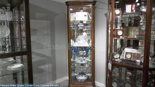 Howard Miller Drake Corner Curio Cabinet 680483 at Home Bars USA