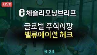 [체슬리모닝브리프] 글로벌 주식시장 밸류에이션 체크. 테슬라 로보택시. 코스피3000 돌파. 이수페타시스.아모레퍼시픽.텐센트뮤직  [25/06/23]