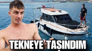 EVİMİ TEKNEYE TAŞIDIM!! (TEKNEDE YAŞAMAK)