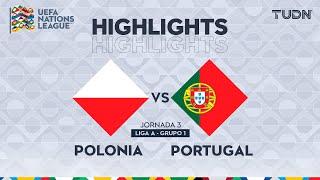 HIGHLIGHTS - Polonia vs Portugal | UEFA Nations League 2024 | TUDN