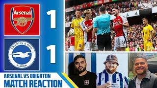 Reckless Rice Gets Cooked As We Get A Point At The Emirates | ARSENAL 1-1 BRIGHTON | MATCH REACTION