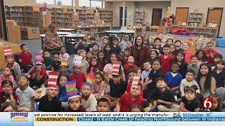 News On 6 Anchor Tess Maune Reads To Disney Elementary Students