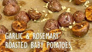 Crispy Rosemary & Garlic Baby Potatoes | Starts With Kitchen