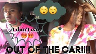 Getting into a heated argument then throwing her out of the car‼️*Things get messy*‼️‼️