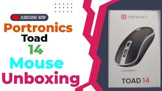 Portronics toad 14 mouse unboxing