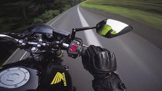 Honda Hornet [RAW onboard]: 4 cylinder sound