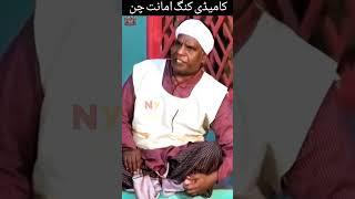 Comedy King Amanat Chan(فیس بک چلا، میں پچھے بیٹھا واں ذمہ داری تیری!)#funnyclip#amanatchan #shorts