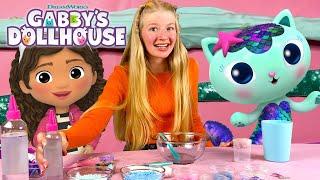 Making Mermaid SLIME with MerCat | GABBY'S DOLLHOUSE