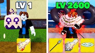 Beating Blox Fruits With Awakened Black Dough Full Human V4 [FULL MOVIE] !