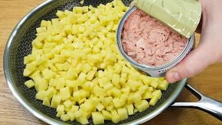 I use mashed potatoes and 1 egg! This recipe will drive you crazy! Family recipe! ASMR