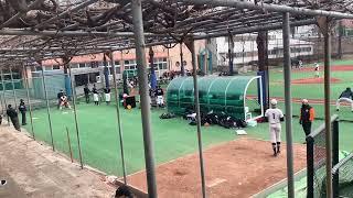 중학야구 불펜피칭 온양중3학년 이선율 선수 bullpen pitching Onyang Middle School 3rd grade Lee Sun-yool