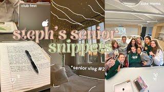 Steph's Senior Snippets  | senior vlog #2