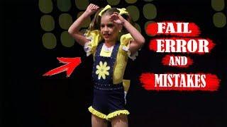 Dance Moms: Mistakes,Fail,Problems and Errors