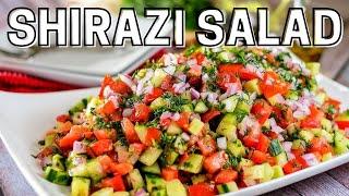 Shirazi Salad | Tomato Cucumber Salad