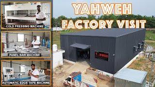 YAHWEH Modular Interior Factory tour and WALKTHROUGH  | Modular Kitchens, wardrobes & interiors