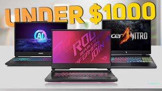 [Top 5] Best Gaming Laptops under $1000 - Affordable Picks For Any Game