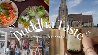 Let’s go to Buddha Taste | vegan Vietnamese food, exploring London & nightmare trains!