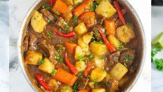 Easy Stewed Beef Potatoes