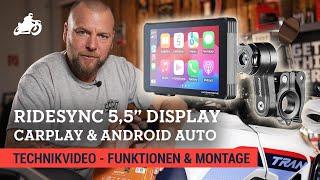 Ridesync 5,5" Display Carplay & Android Auto