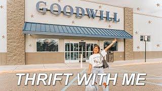 thrift with me at goodwill for fall + thrift haul!