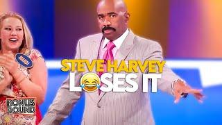 Steve Harvey LOSES It Over Family Feud Answers