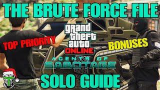 GTA Online - The Brute Force File SOLO Guide (All Bonuses)