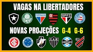 BRASILEIRÃO | PROJEÇÕES ATUALIZADAS | VAGAS NA LIBERTADORES