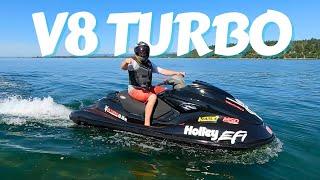 v8 turbo jetski first ride