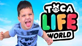 CALEB APP REVIEWS | Toca Life WORLD| Pretend Play DRESS up in TOCA with Mommy!