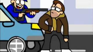 Grand Theft Awesome (GTA Parody Animation) - Oney Cartoons