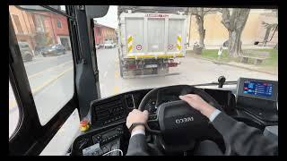 POV Bus Driving - IVECO BUS NEW CROSSWAY - 4K 60FPS